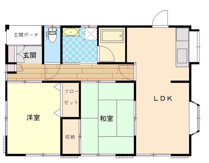 山梨県甲斐市富竹新田(一戸建)の賃貸物件の間取り