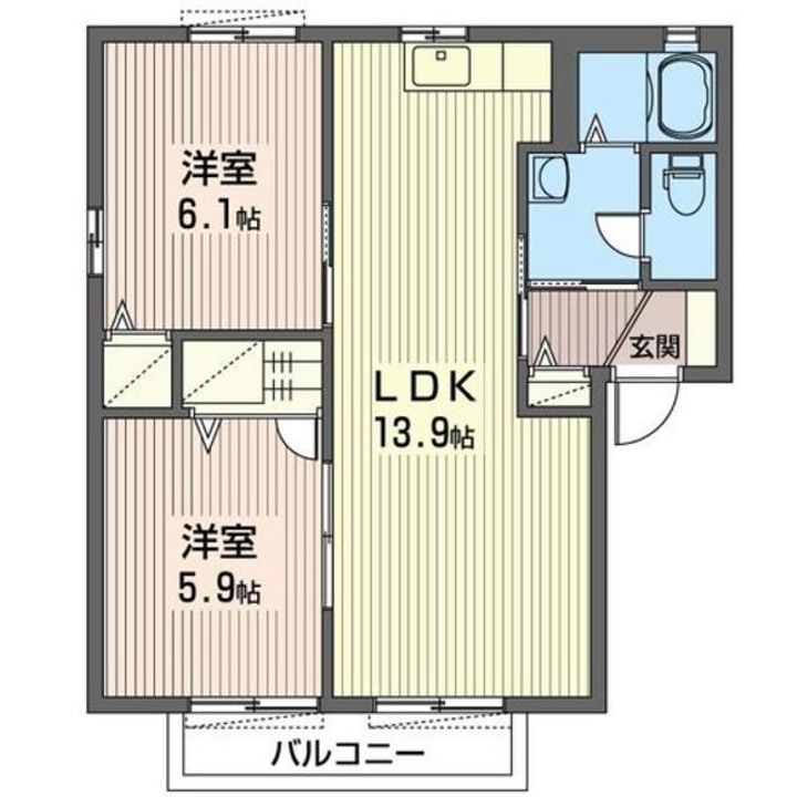 リベラルタウンDの間取り