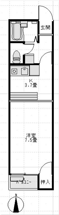 パルシェハイツの間取り