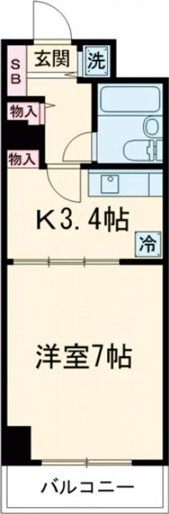 コスモリード八王子の間取り