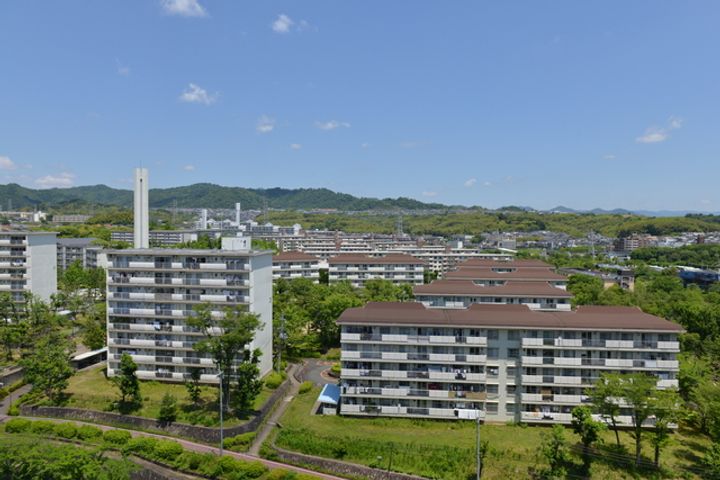 UR洛西新林の地図