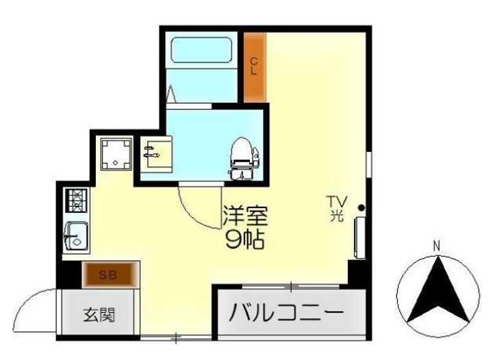 広島県呉市海岸3(マンション)の賃貸物件の間取り