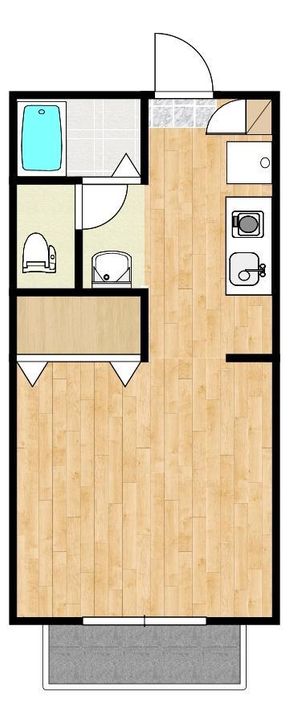 エスペランサ秋月の間取り