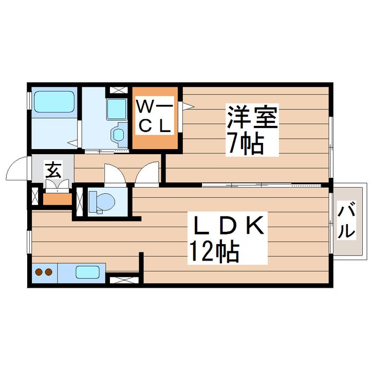 ハピネスの間取り