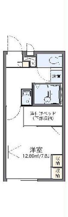 レオパレスチロルαの間取り