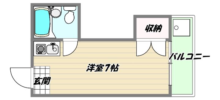 アプトン新大阪の間取り