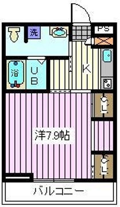 埼玉県さいたま市桜区田島5(マンション)の賃貸物件の間取り