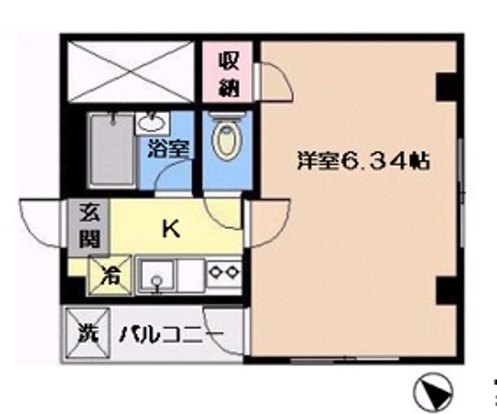 千葉県市川市塩焼1(マンション)の賃貸物件の間取り