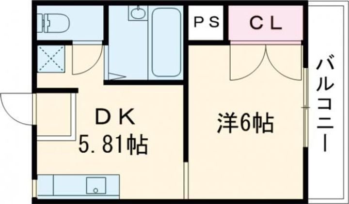 ヒューマンハイツIIの間取り