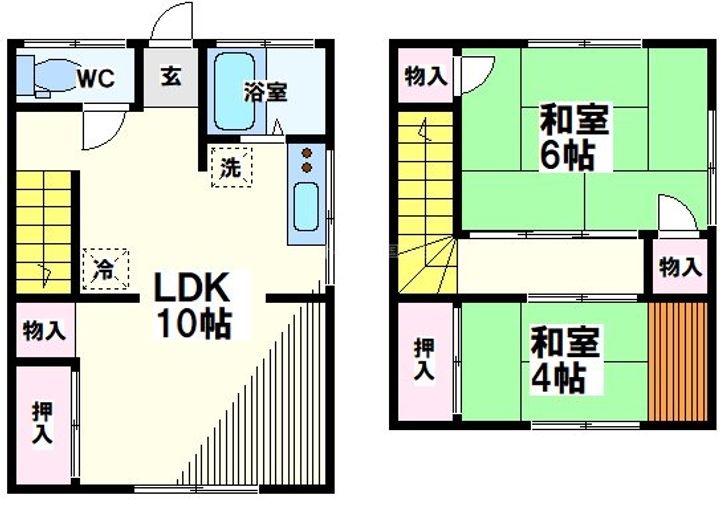 東京都国分寺市日吉町2(一戸建)の賃貸物件の間取り