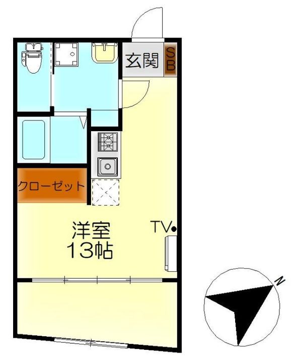 広島県呉市広古新開6(アパート)の賃貸物件の間取り