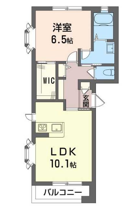 東京都世田谷区世田谷1(マンション)の賃貸物件の間取り
