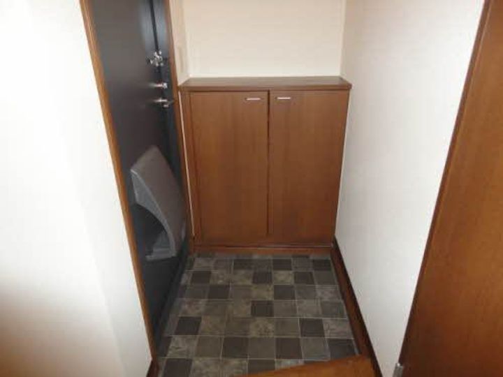 メゾン花水木 Bの玄関