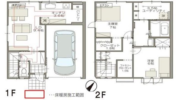 フォルテスクエアH棟の間取り