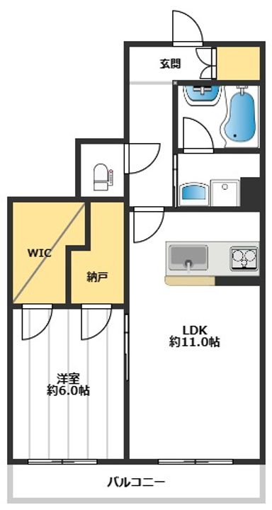 メゾン ソレイユの間取り
