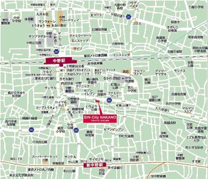 東京都中野区中央4(マンション)の賃貸物件のその他画像