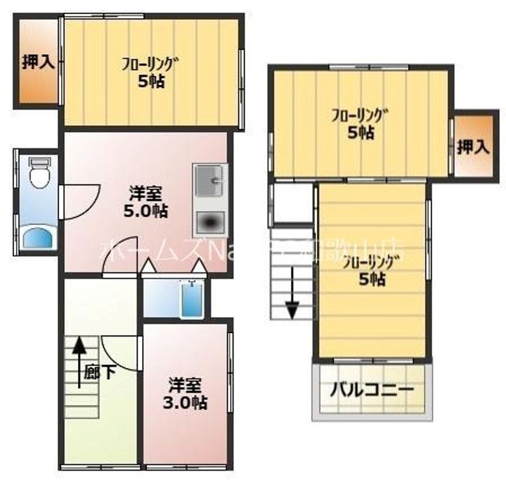 和歌山県和歌山市出島(一戸建)の賃貸物件の間取り