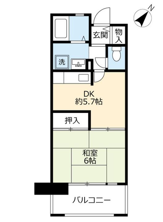 URサンラフレ出来島の間取り