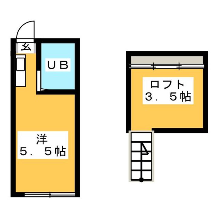パンシオン新川崎No.1の間取り