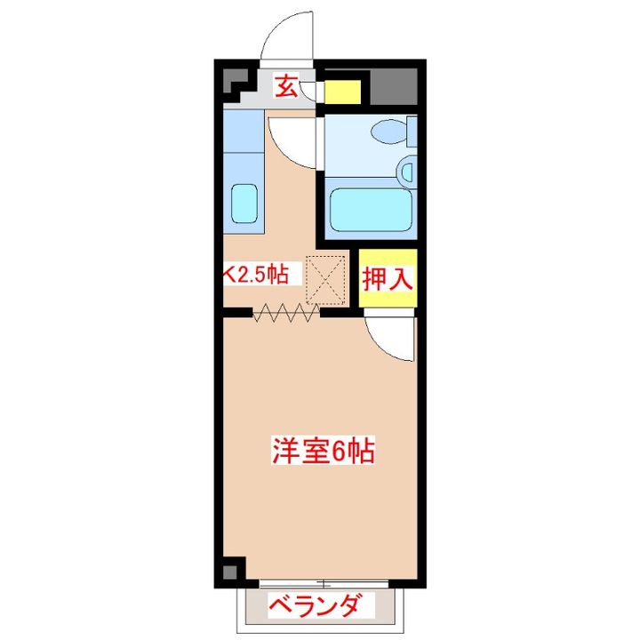 マークハイツ田崎の間取り