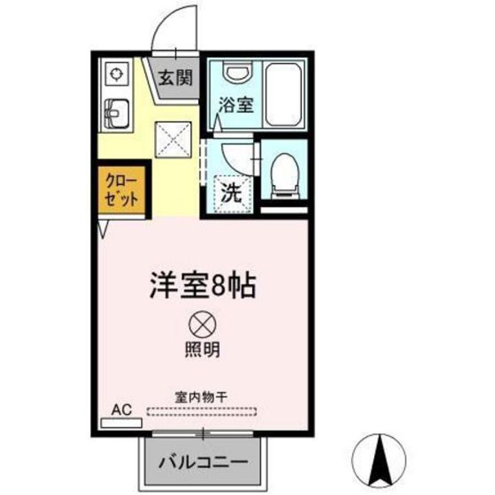 レジデンス高柳 B棟の間取り