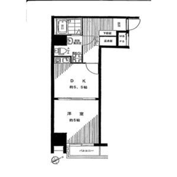 御徒町グリーンハイツの間取り
