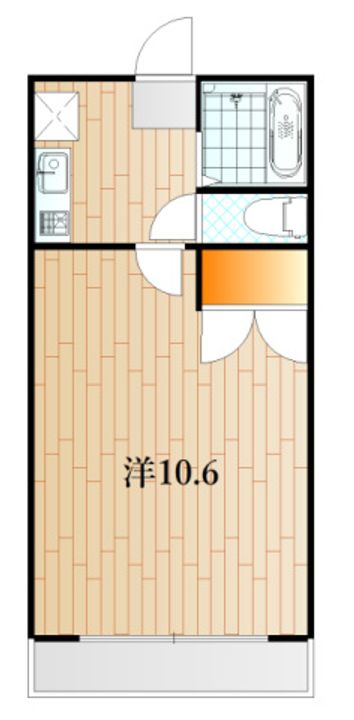 レオパレスLightlifeIの間取り