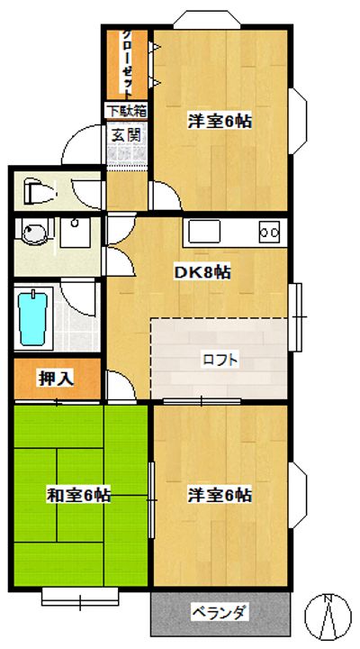 パレス・エスポアIの間取り