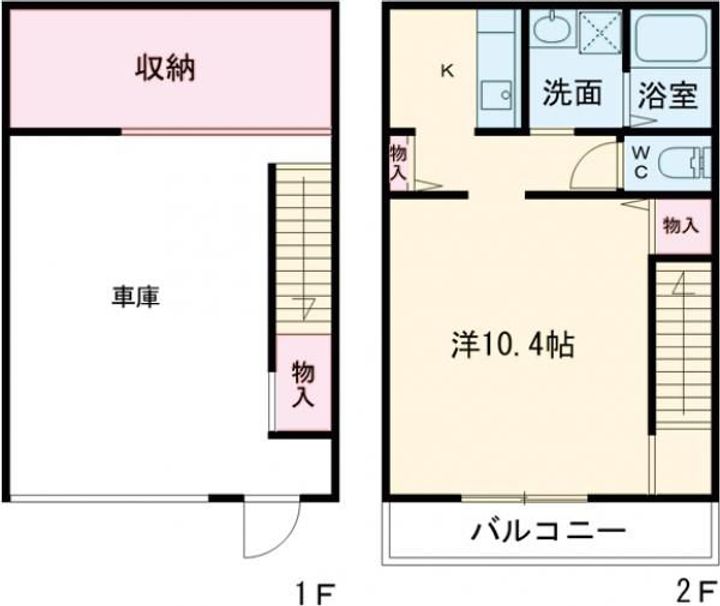 大阪府枚方市津田元町1(一戸建)の賃貸物件の間取り