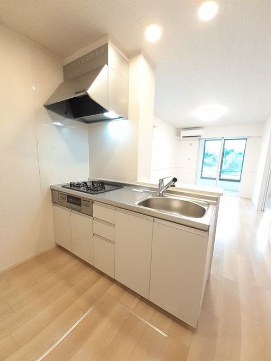 広島県福山市沼隈町大字草深(アパート)の賃貸物件のキッチン