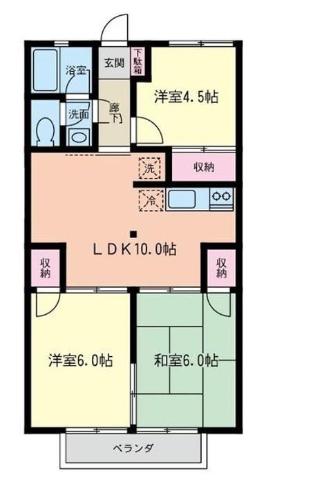シャトレーヌ小野路の間取り
