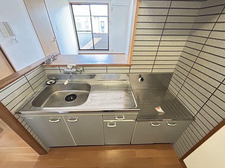 熊本県菊池市泗水町吉富(アパート)の賃貸物件のキッチン