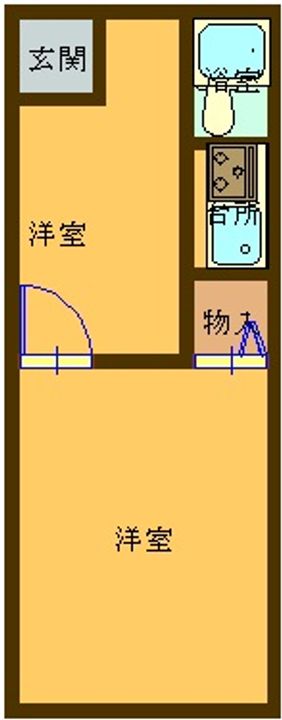 ハイツあいりんの間取り