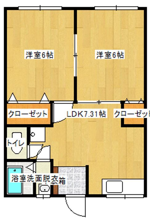 稲葉コーポの間取り