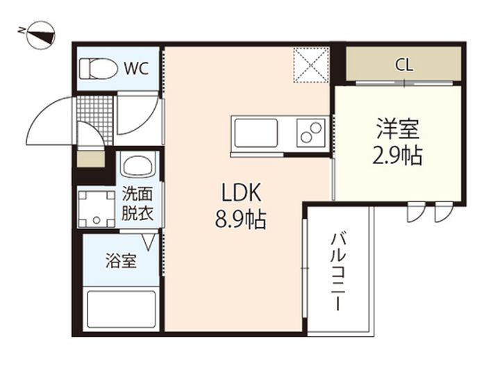 Regalest Fleurir 草津 (フルリール)の間取り