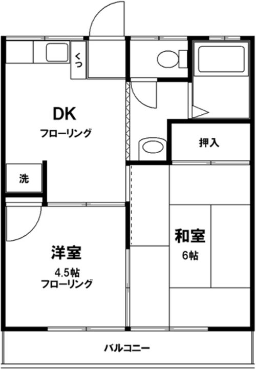 コーポドルジュの間取り
