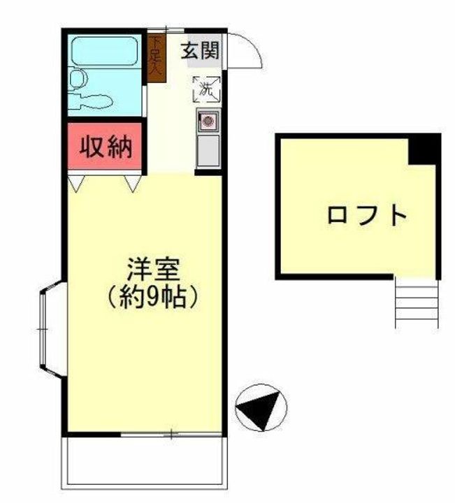 神奈川県相模原市南区上鶴間本町2(アパート)の賃貸物件の間取り