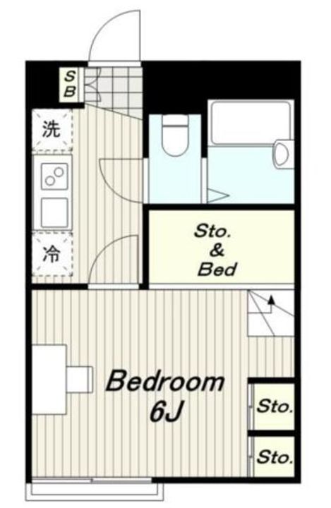 レオパレスアンティーク(40750)の間取り