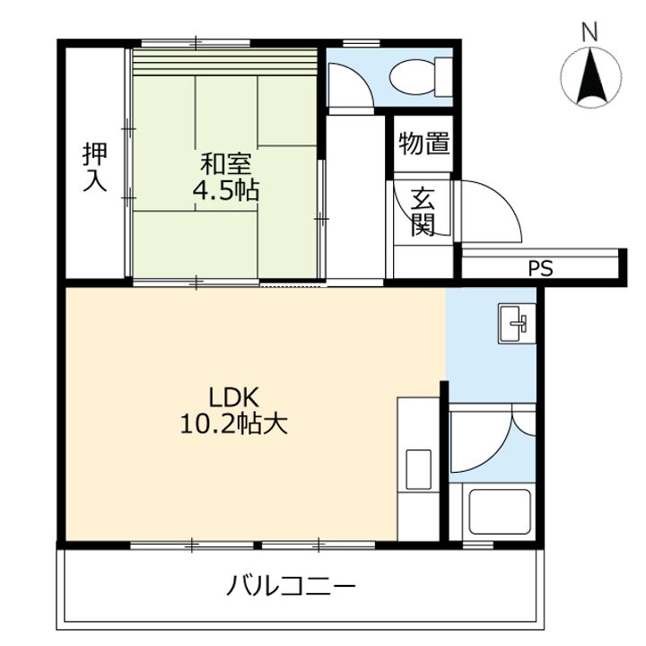 UR星の原の間取り