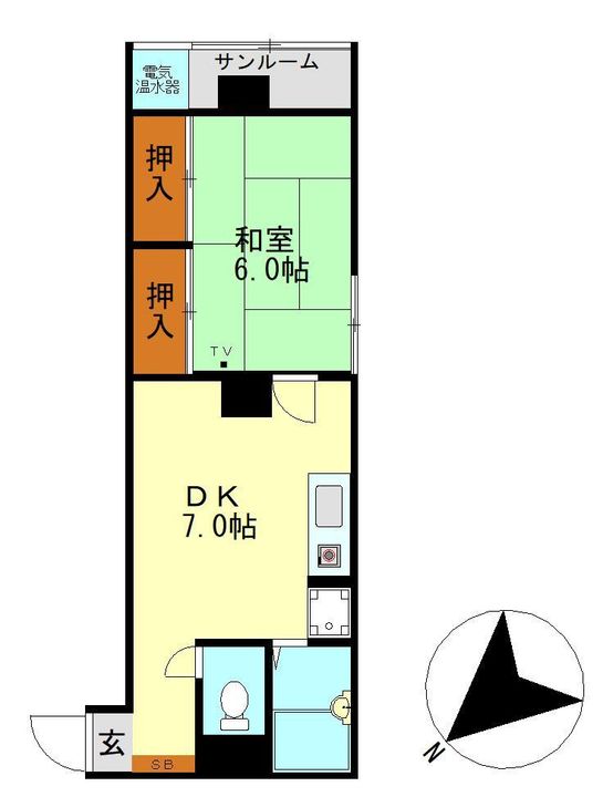 ハトバビルの間取り