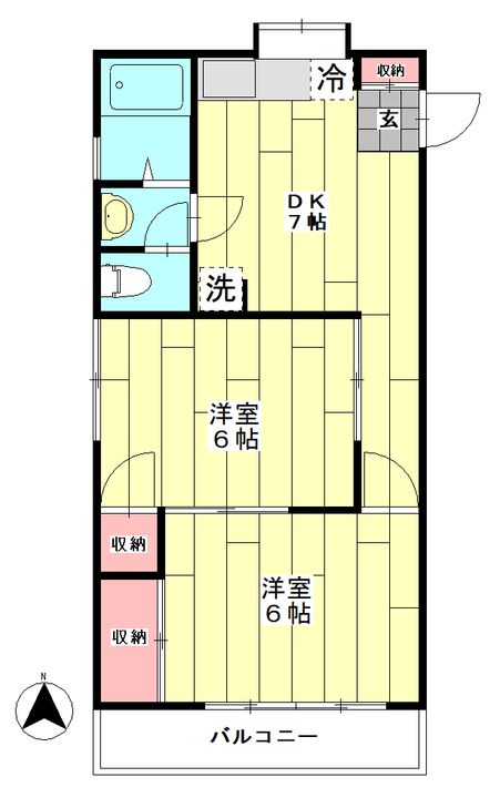 ネオハイムイトウの間取り