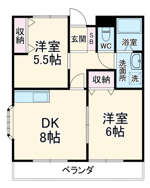 ヴェルビ北原台IIIの間取り