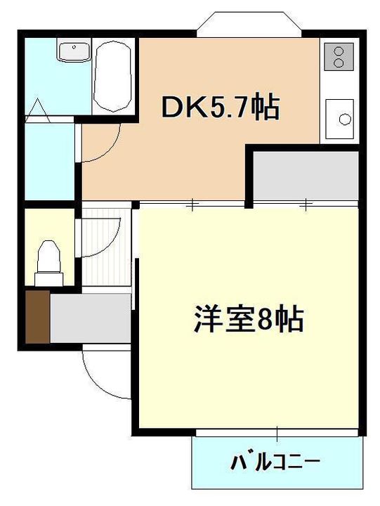 ビューハイツ善の間取り