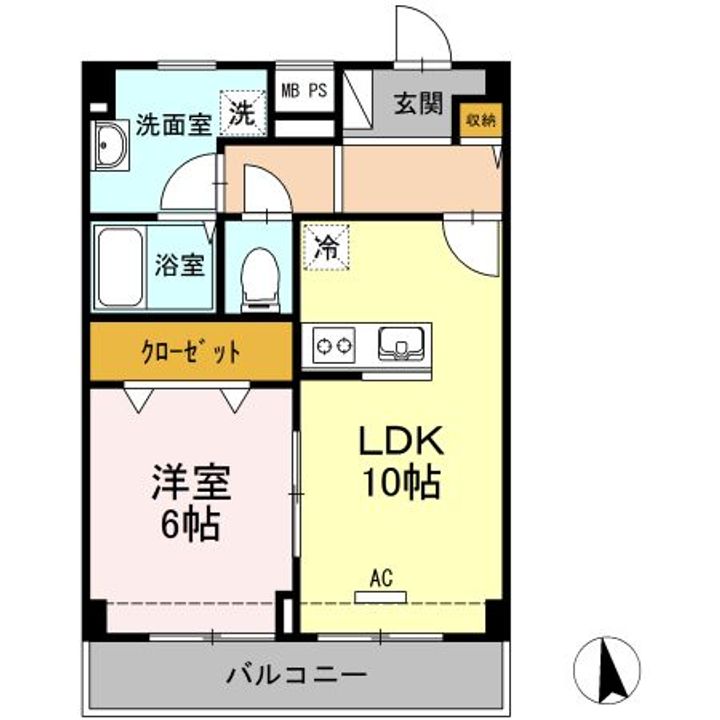 パストラル湘南の間取り