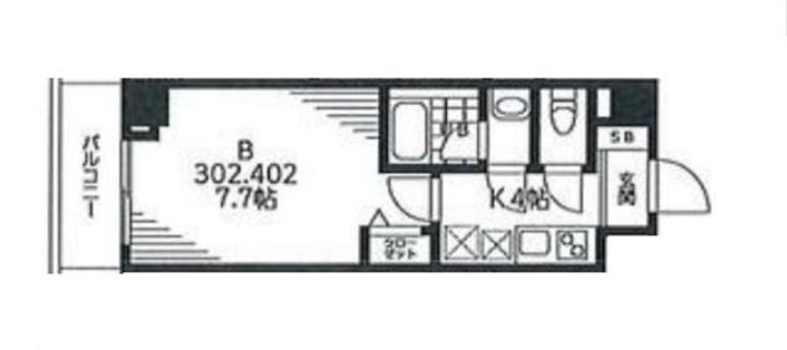 神奈川県横浜市都筑区茅ケ崎中央(マンション)の賃貸物件の間取り