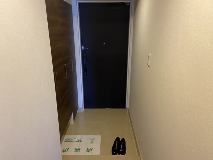 新小岩パークフロント パークテラスの玄関