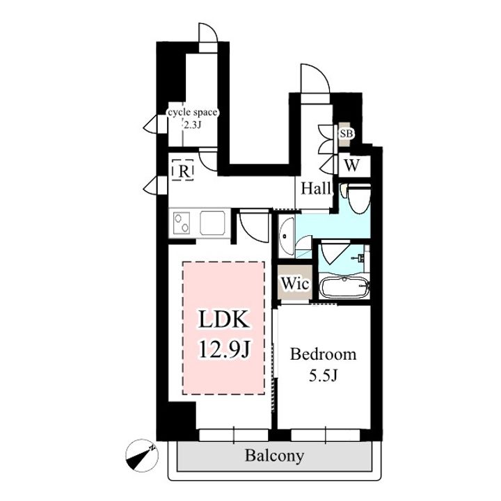 日本橋八重洲デュープレックスポーションの間取り