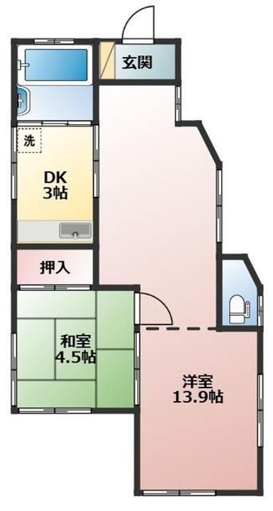 東京都あきる野市雨間(一戸建)の賃貸物件の間取り