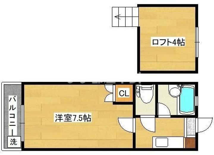 リファレンス企救丘Aの間取り