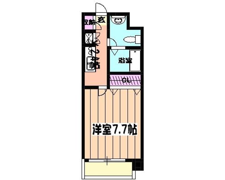 Humanハイム船橋の間取り